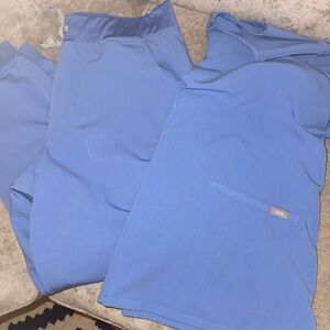 Figs Classic Blue Medical Scrub Set